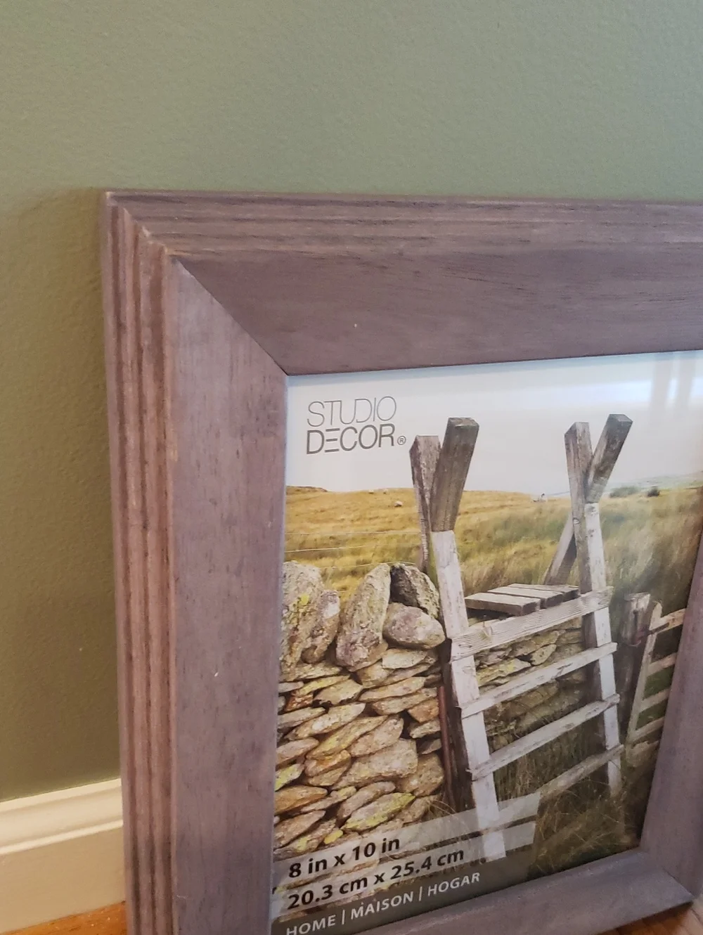 NWT Studio Decor Rustic Greige Picture Wall Frame - Holds 8x10